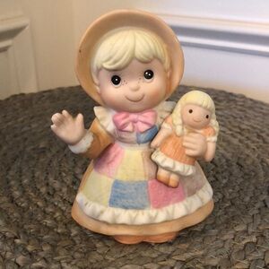 Homco girl with doll